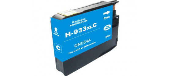 HP 933XL (CN054AN) Cyan High Yield Compatible Inkjet Cartridge